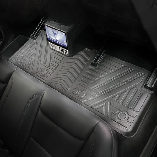 Odorless TPE Floor Mat For Tesla Model 3 2023-2025 6 PCS Waterproof Duty-Proof Fully Surrounded Floor Liner Protection Foot Pad - image 10