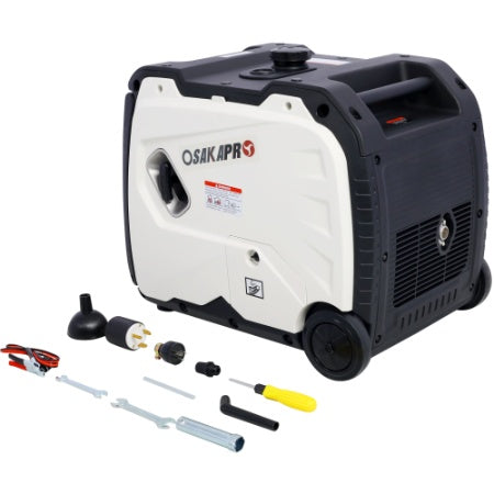 Super Quiet Inverter Generator 4500w Portable Generator Electric Start, Foldable Handle With Wheel,212cc 4 Stroke EPA Compliant - image 10