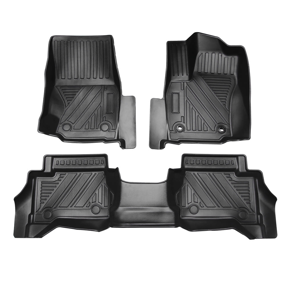 All Weather TPE Floor Liner Floor Mats Compatible With Tacoma 2024 Auto Accessories - image 9