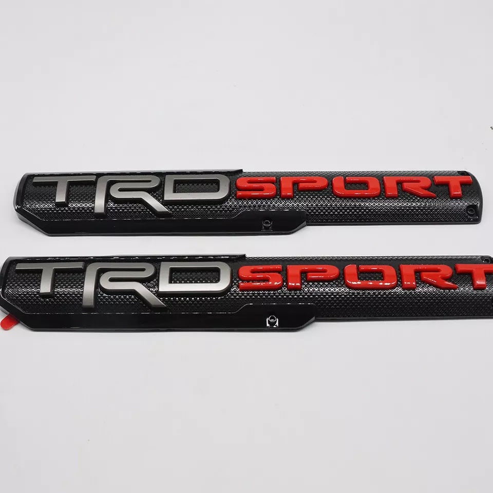 2PCS Door Fender Pro Badge Sport Emblem Left Right Side 3D Sticker Offroad Decal - image 7