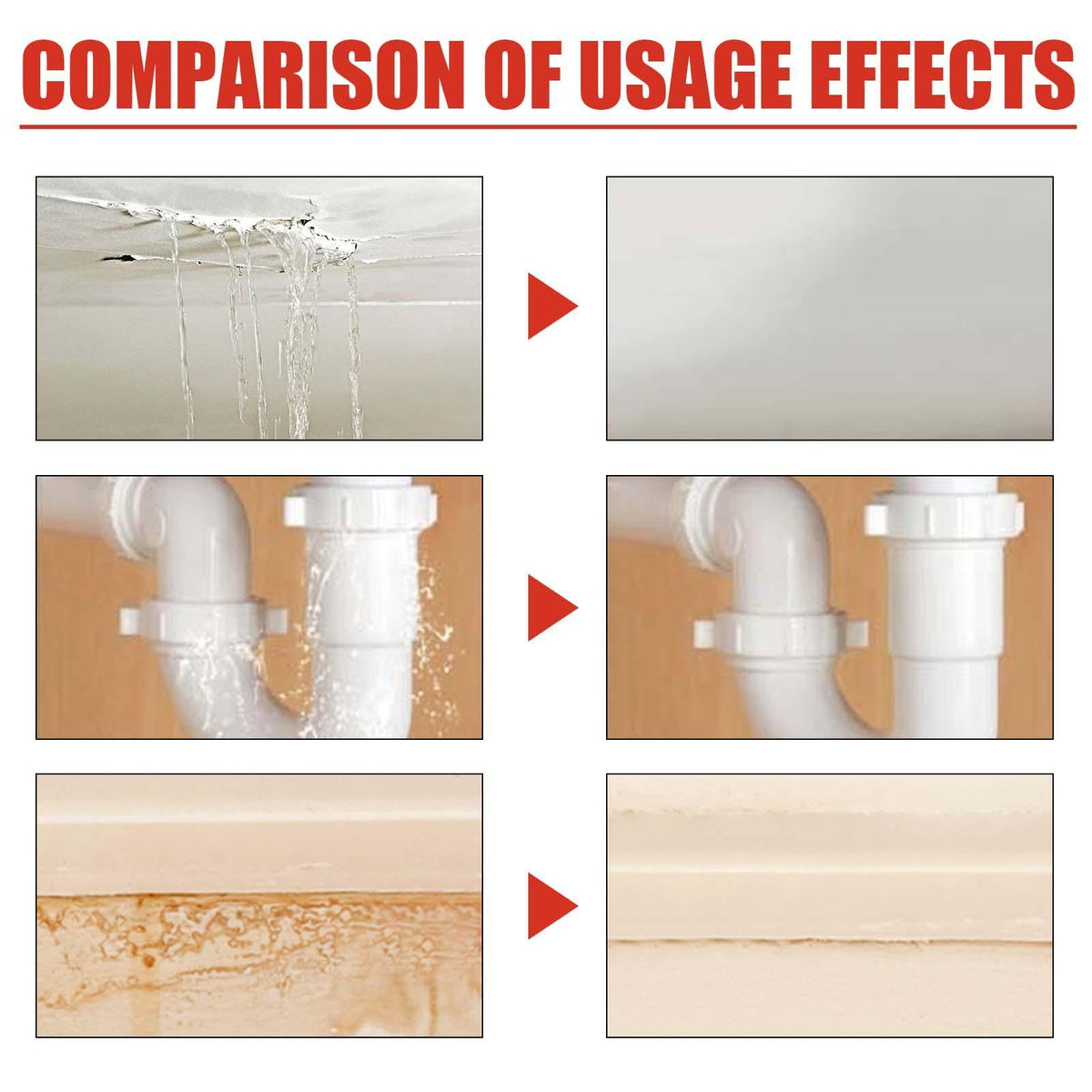 Jiesuying Transparent Waterproof Glue 300g Set Roof Bathroom Kitchen Wall Waterproof Coating Free Brick Leak Repair - image 10