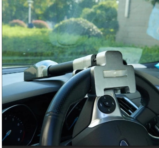 Steel Steering Wheel Lock with Keys for Car Security - image 4