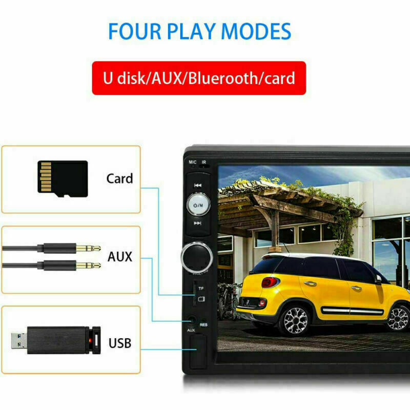 AUX Car MP5 Player Double 2DIN Bluetooth Touch Screen Stereo Radio USB Camera - image 10