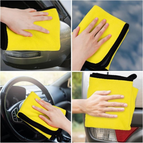 12PCS Car Cleaning Towels Drying Wash Cloth Microfibre Super Absorbent Polishing - image 10