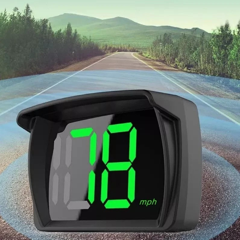 2024 New HUD Car Head-up Display MPH Speed Display 3-inch Multi-function LCD MPH Dashboard - image 4