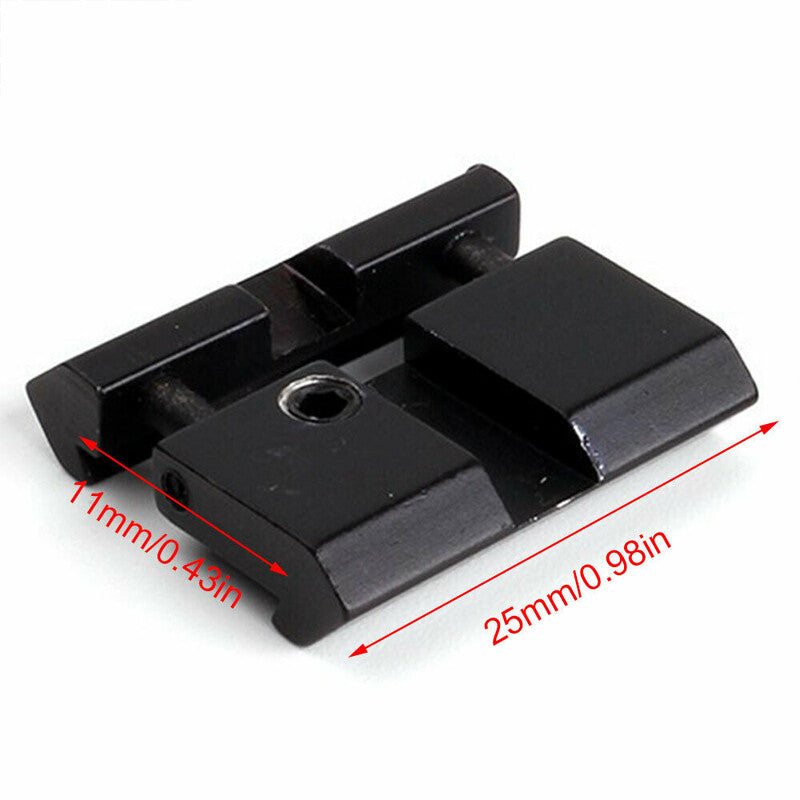 11mm To 20mm Tactical Picatinny Weaver Scope Dovetail Rail Adapters Mount Base - image 9