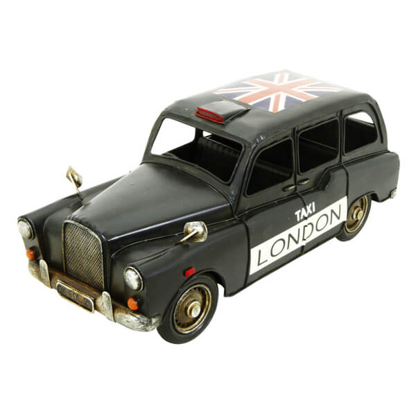 Vintage London Taxi Cab Ornament Car
