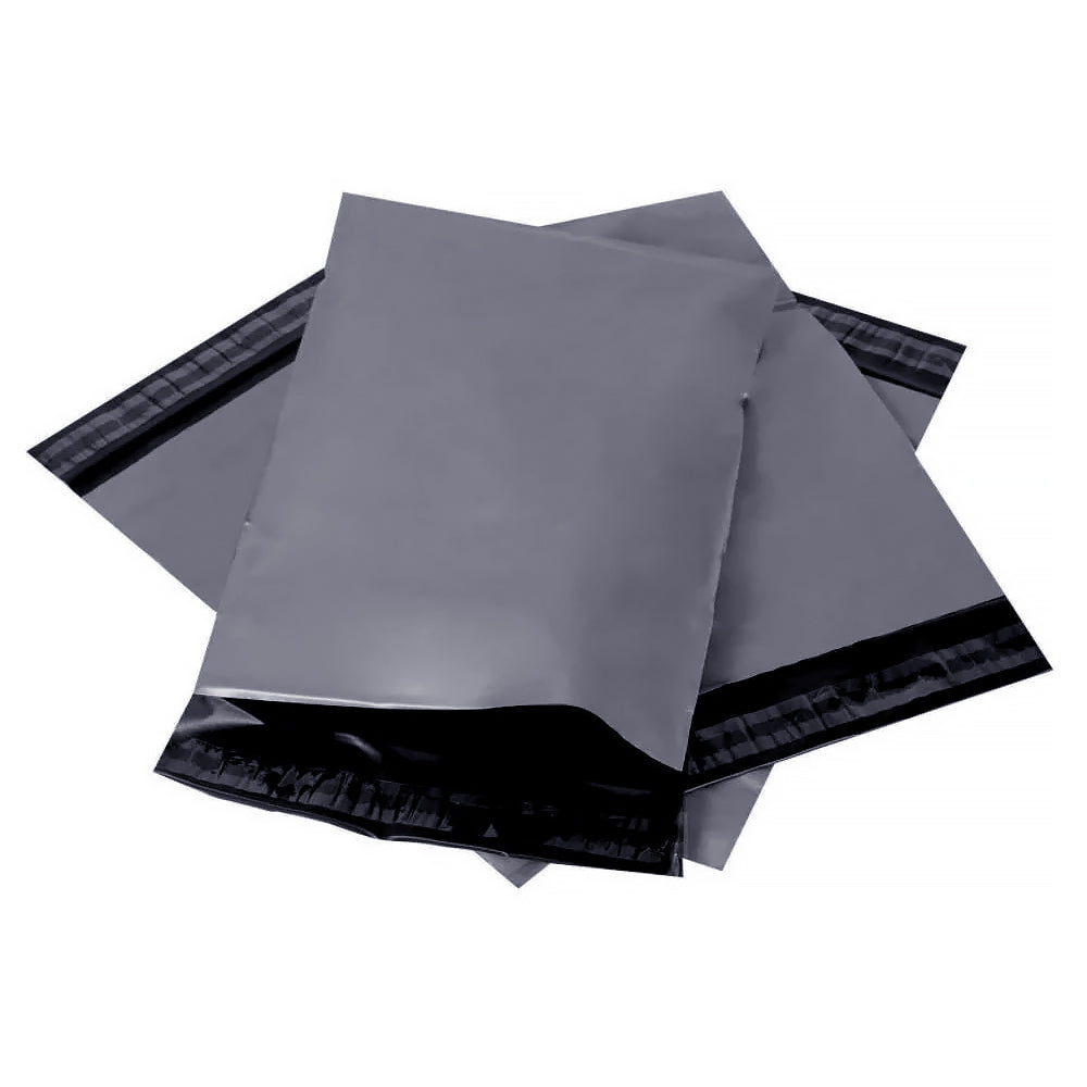 Grey Mailing Postal Bags 12" x 16"