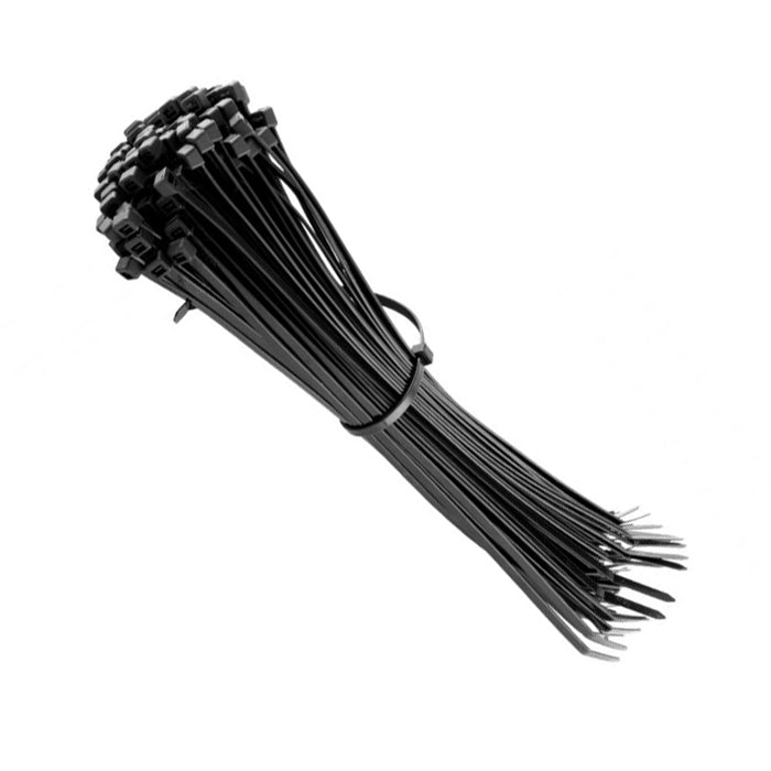 Cable Ties Black 140mm x 3.6mm - Pack of 100
