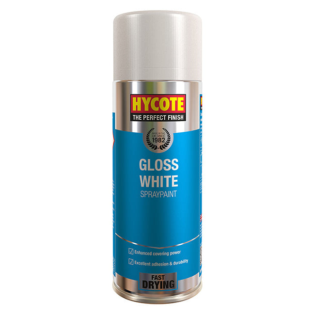 Hycote Gloss White Paint 400ml