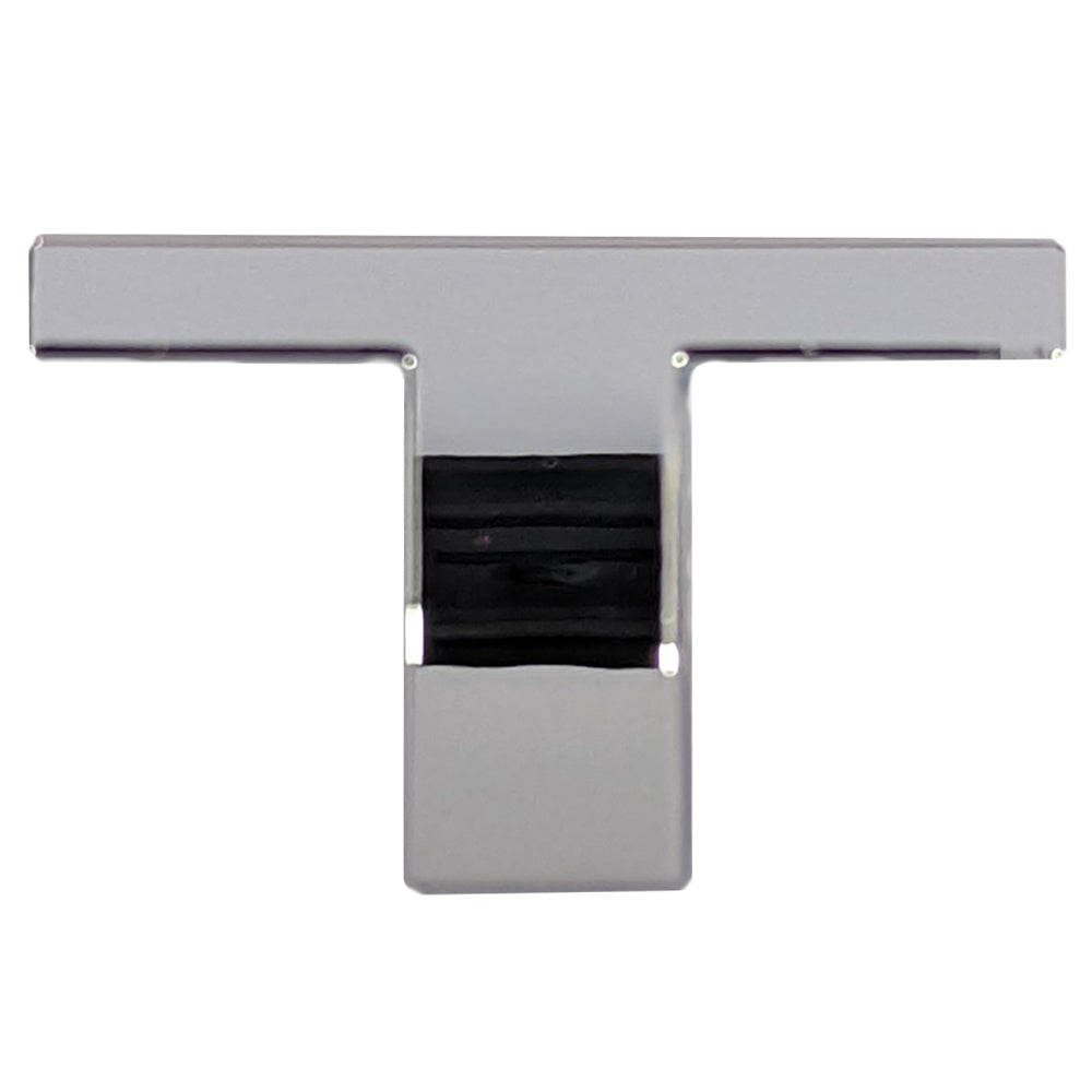 Chrome Letter Badge "T"