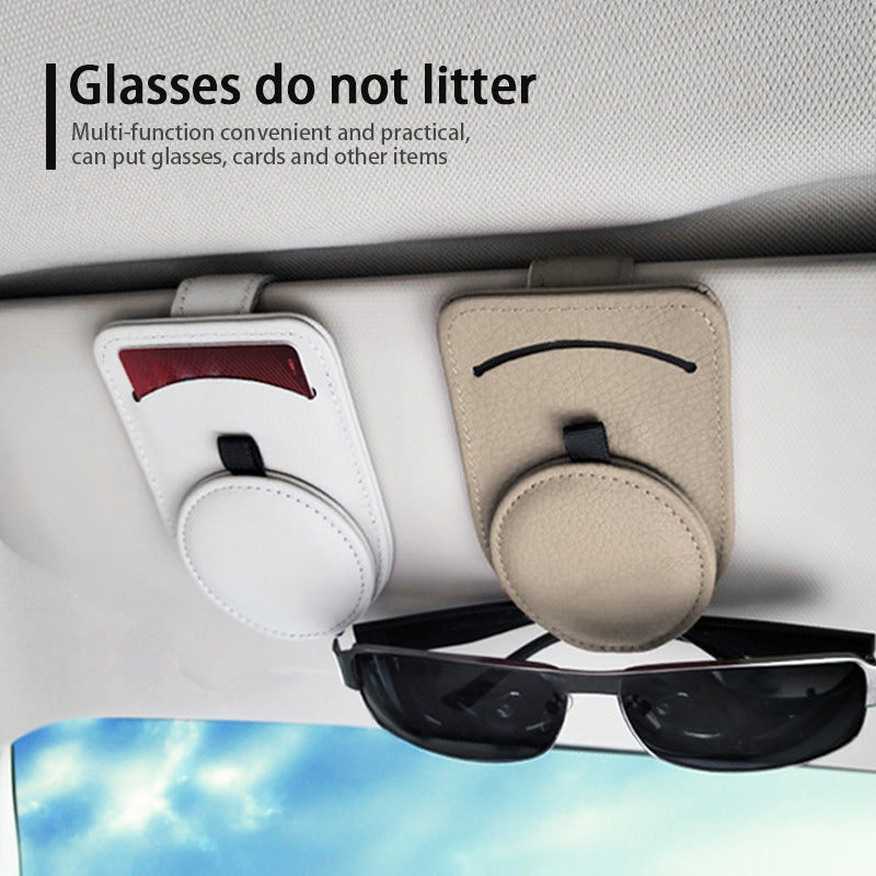 Sun visor sunglasses clip