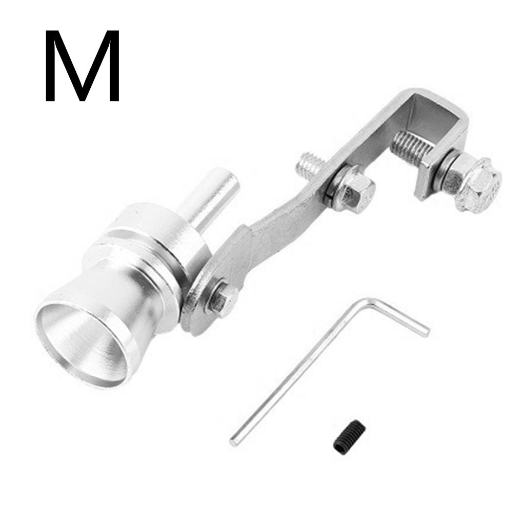 Color Turbo Whistle Exhaust Pipe - White / M