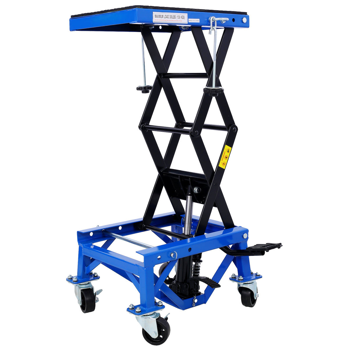 Metal Jack Lifting Foot Pedal Wheels - image 2