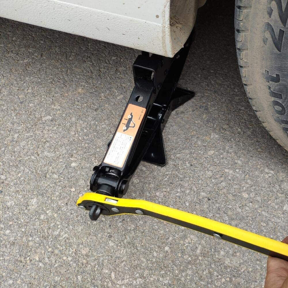 2.5T Scissor Jack And Extendable Wheel Wrench Brace Socket Car Van Tire Hand Tool - image 9