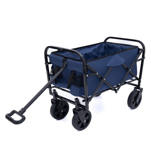Minimeetall Extention ExCollapsible Foldable Wagon Cart Beach Wagon Heavy Duty Utility Cart Utility Wagon Grocery Cart For For Camping Shopping Sports Gardeing Fishing Supports 225lbs - image 3
