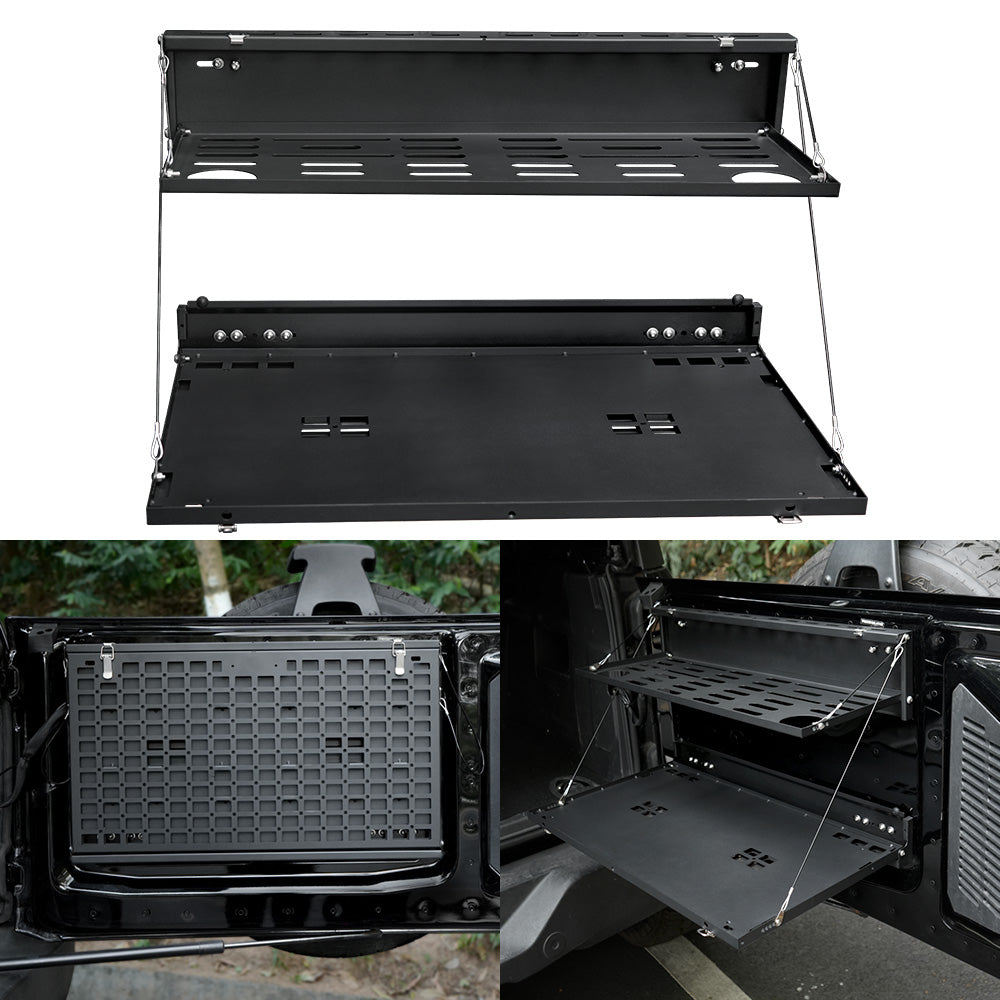 Tailgate Table For Ford Bronco 2021-2024 2-Tier Rear Storage Cargo Shelf - image 7