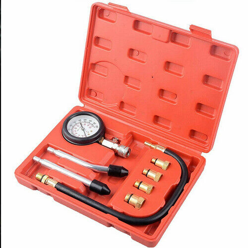 Petrol Engine Cylinder Pressure Tester For Car Compression Test Gauge Kit Set UK - image 4