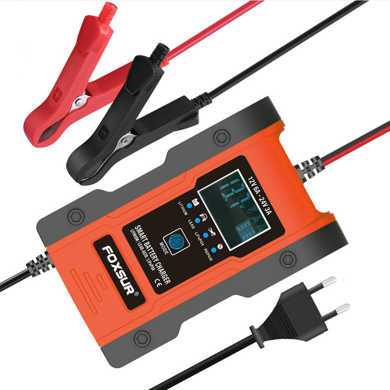 Smart Battery Charger 12V 6A / 24V 3A – 7-Stage, UK Plug - image 4