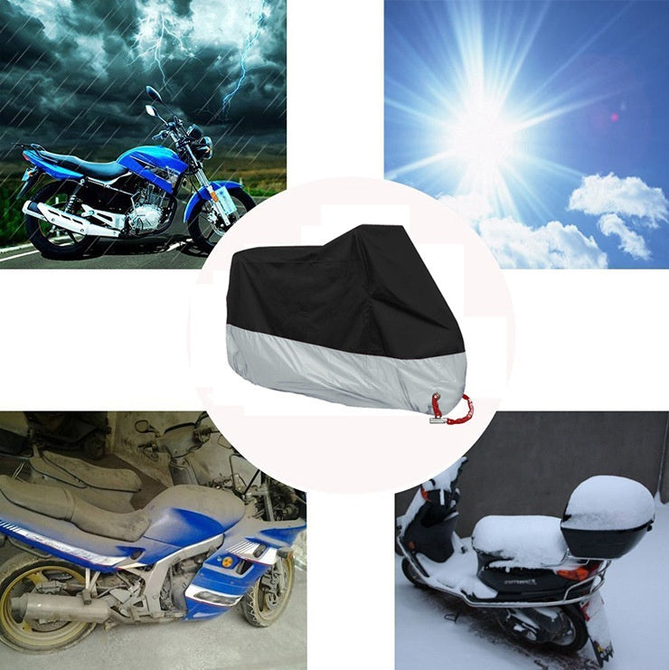 Waterproof motorbike cover, UV-resistant, S to 4XL, view 8