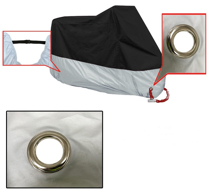 Waterproof motorbike cover, UV-resistant, S to 4XL, view 10