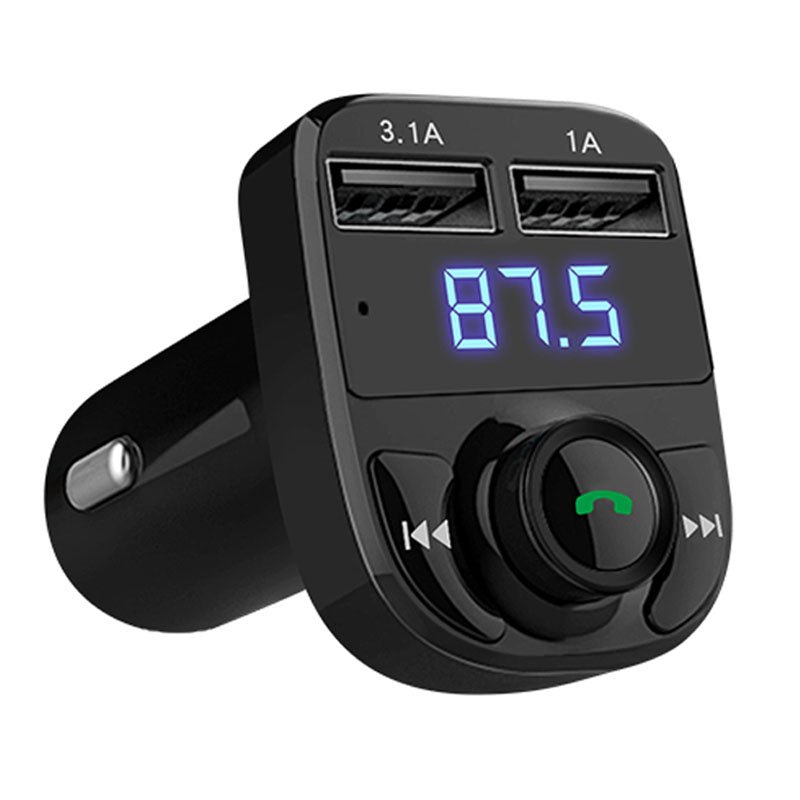 Car MP3 Audio Player Bluetooth Car Kit FM Transmitter Handsfree Calling 5V 4.1A Dual USB Car Charger Phone Charger - image 4