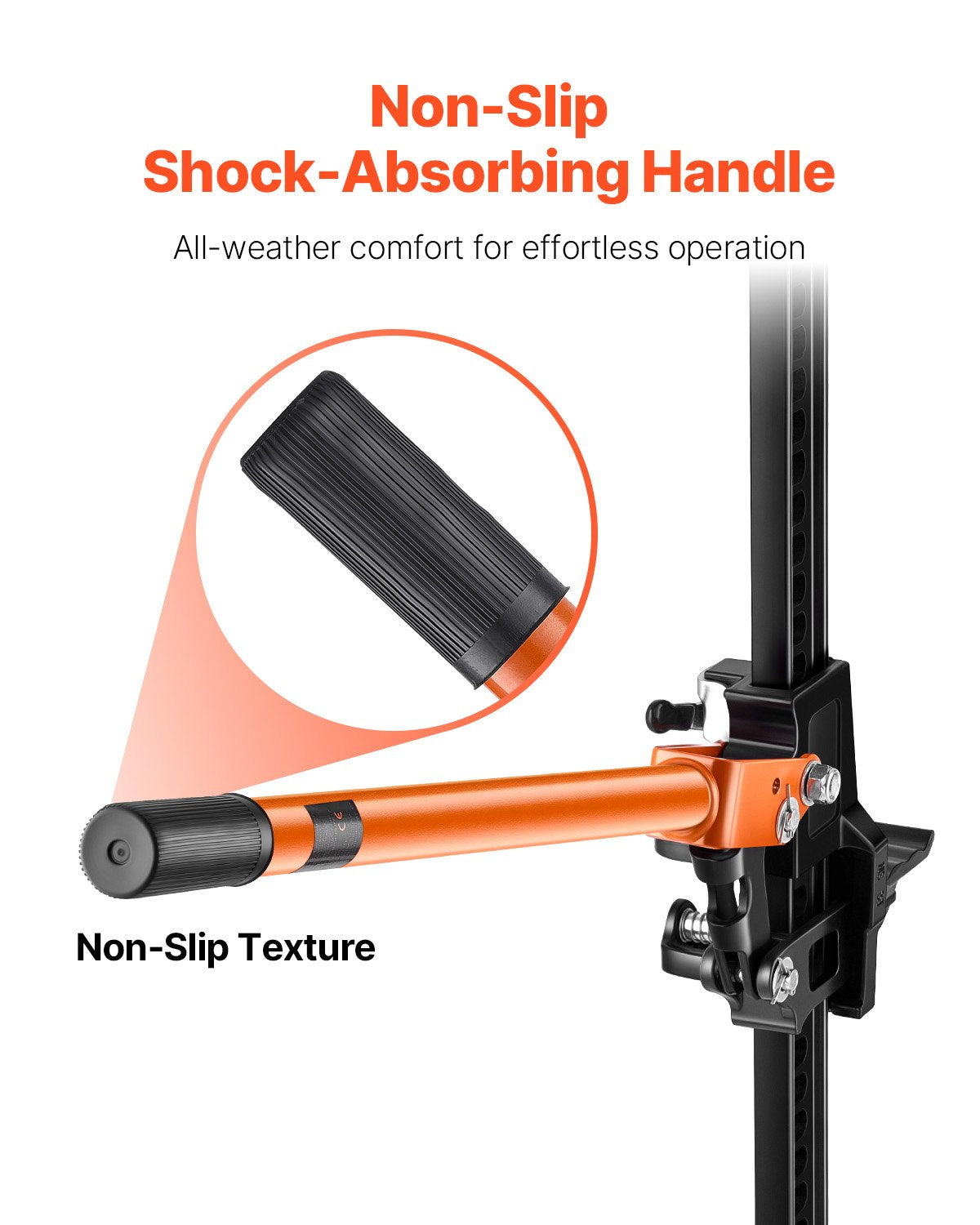 Farm Jack, 152.5 Cm Utility High Lift Farm Jack, 3.18 Ton Capacity Ratcheting Off Road Utility Jacks, Heavy-Duty Lift Jacks With 130.1-1380 Mm Lifting Range For Tractor, Truck, SUV - image 8