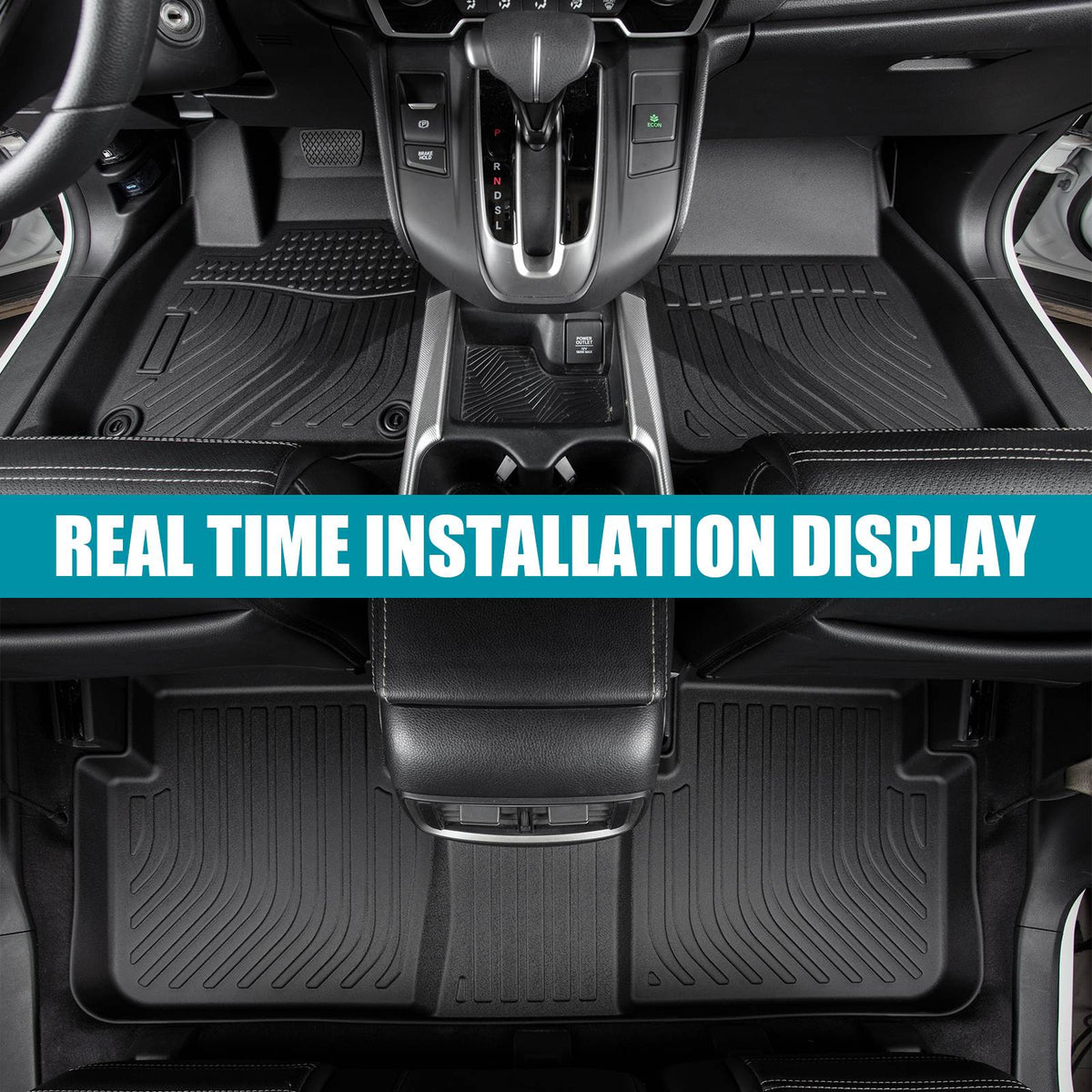 All Weather Floor Mats Liners For 2016-2020 Kia Optima Waterproof 3D TPE Carpet - image 9