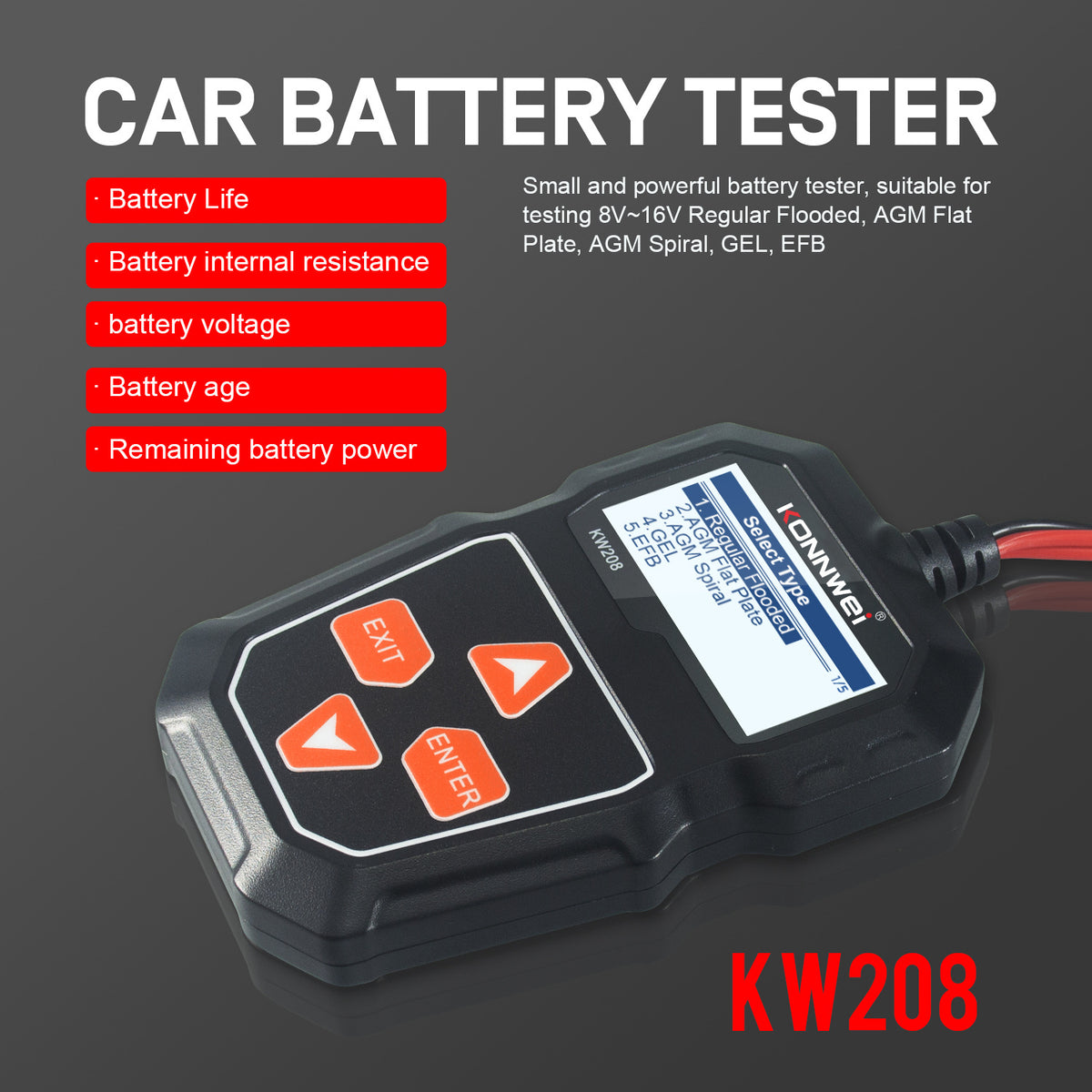 Digital Car Battery Analyser – 12V CCA & Internal Resistance - image 4
