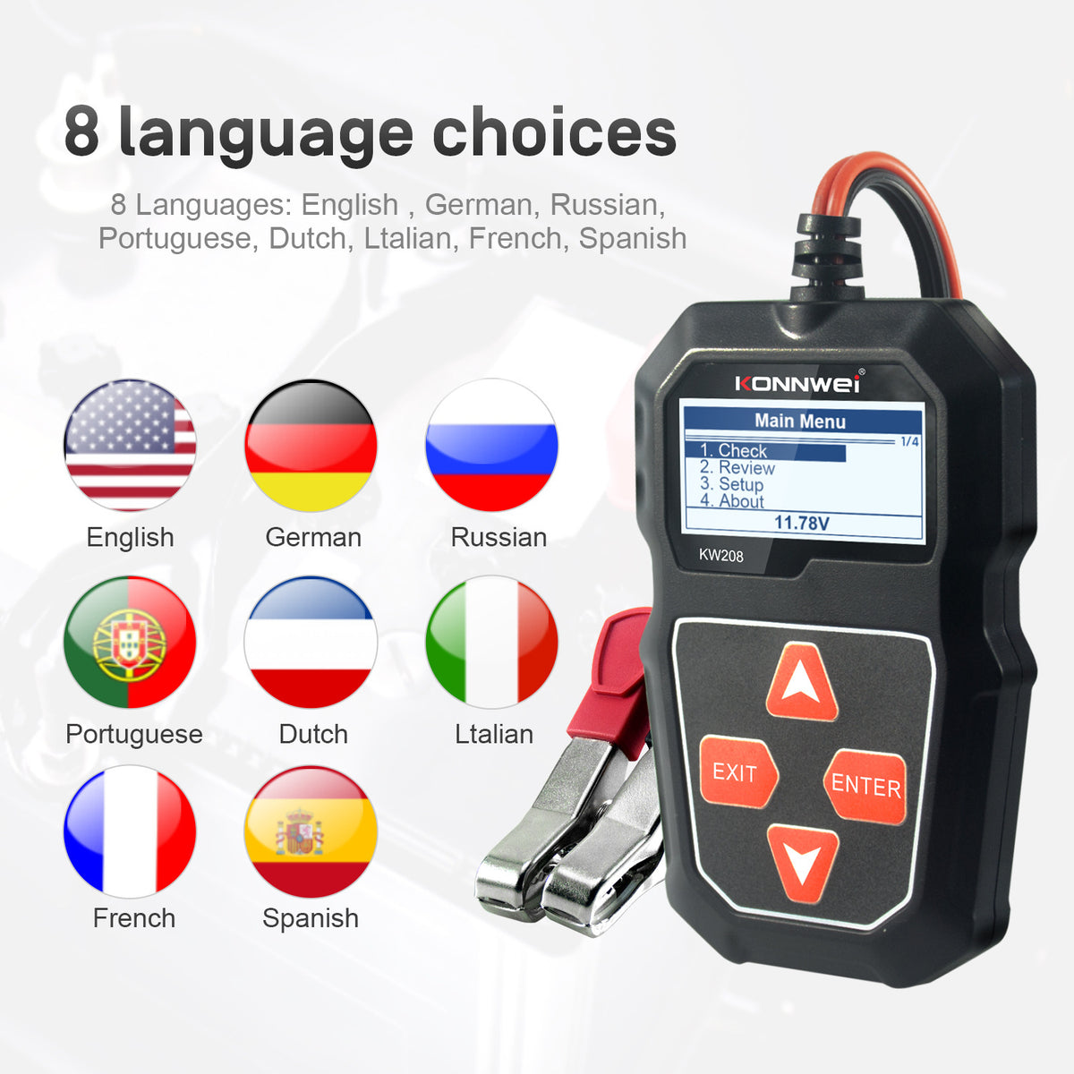 Digital Car Battery Analyser – 12V CCA & Internal Resistance - image 2
