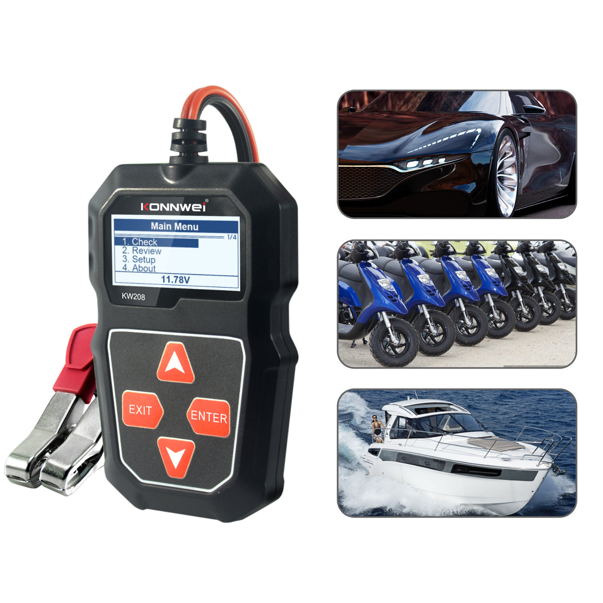 Digital Car Battery Analyser – 12V CCA & Internal Resistance