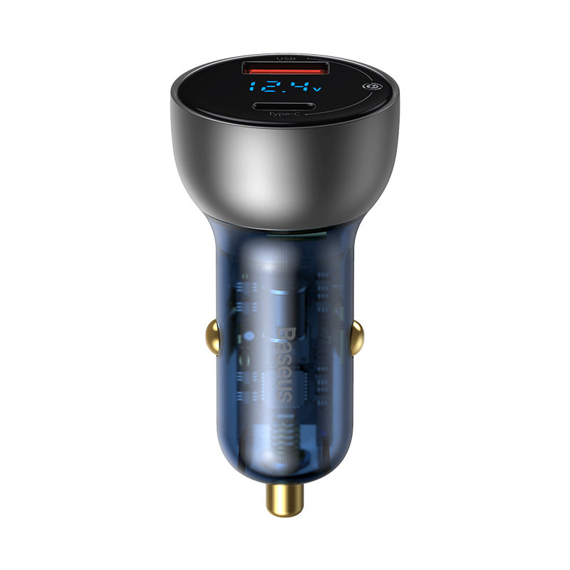 USB-C PD Car Charger with Voltage Display - image 2
