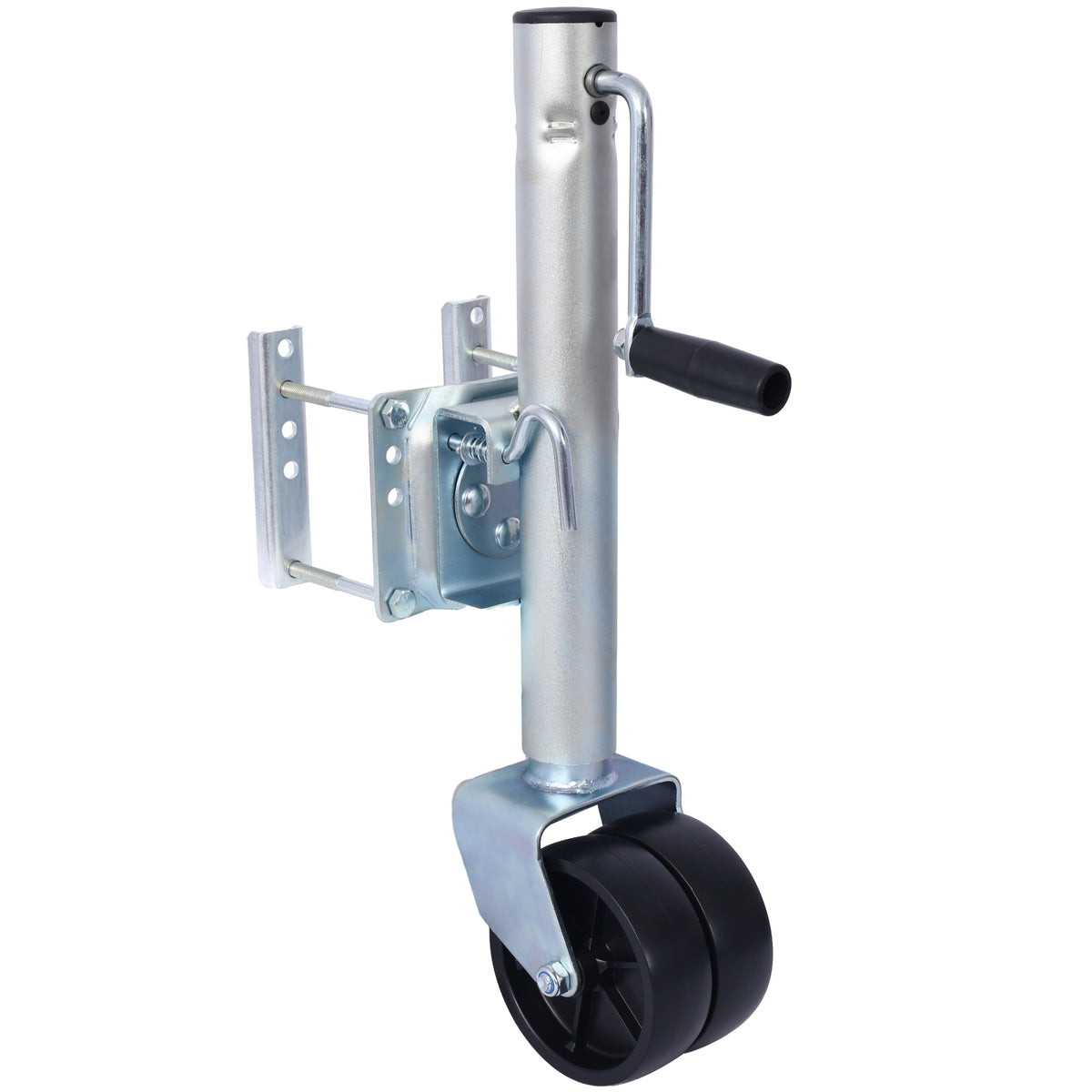 1500lbs Trailer Jack With Double Wheel, Adjustable 12 Lift Travel, Boat On For Boat RV Utility, Swi - image 5