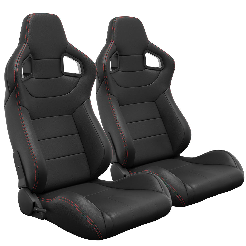 Two Universal Bucket Racing Seats -seat Bracket Not Included - image 6