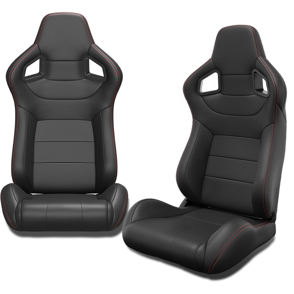 Two Universal Bucket Racing Seats -seat Bracket Not Included - image 10