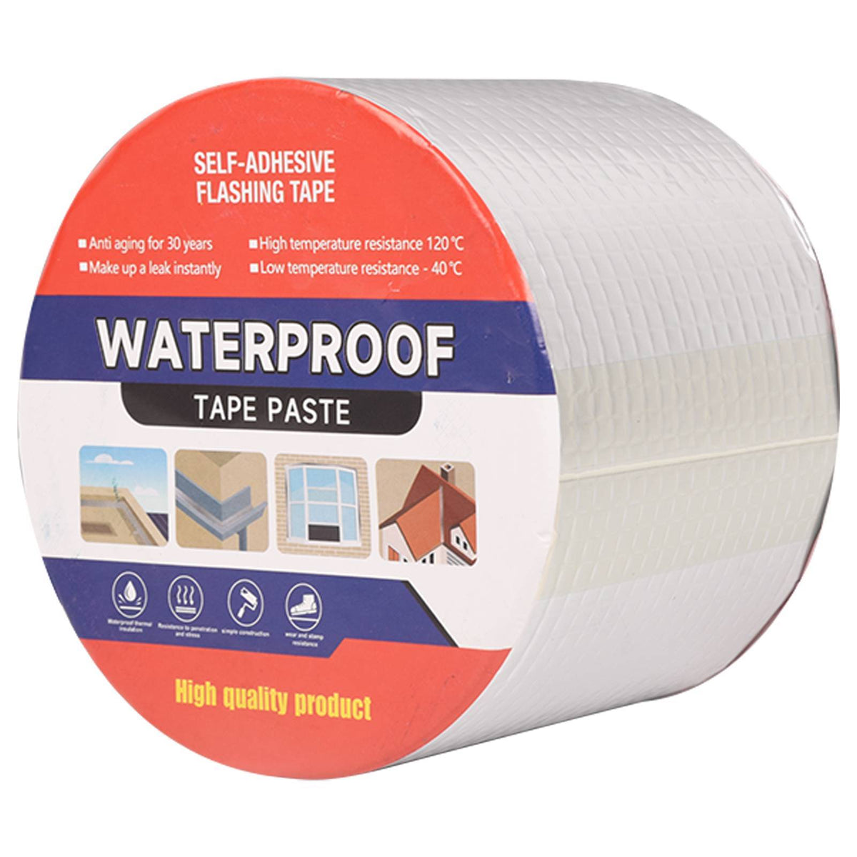 Waterproof Butyl Aluminum Foil Tape For RV Repair Glass Repairs Roof Patching - image 8
