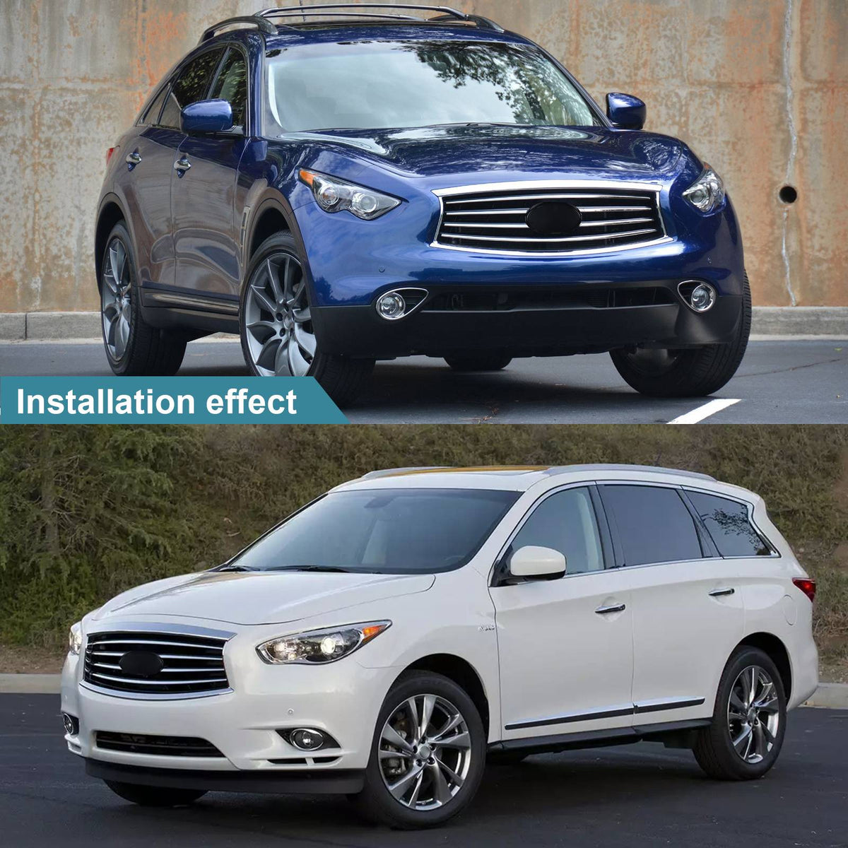 Front Grill For 2013 INFINITI JX35 14-15 INFINITI QX60 With Camera Option - image 7