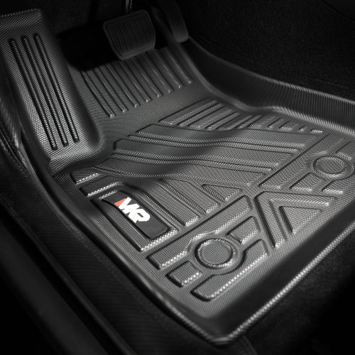 Odorless TPE Floor Mat For Tesla Model 3 2023-2025 6 PCS Waterproof Duty-Proof Fully Surrounded Floor Liner Protection Foot Pad - image 2