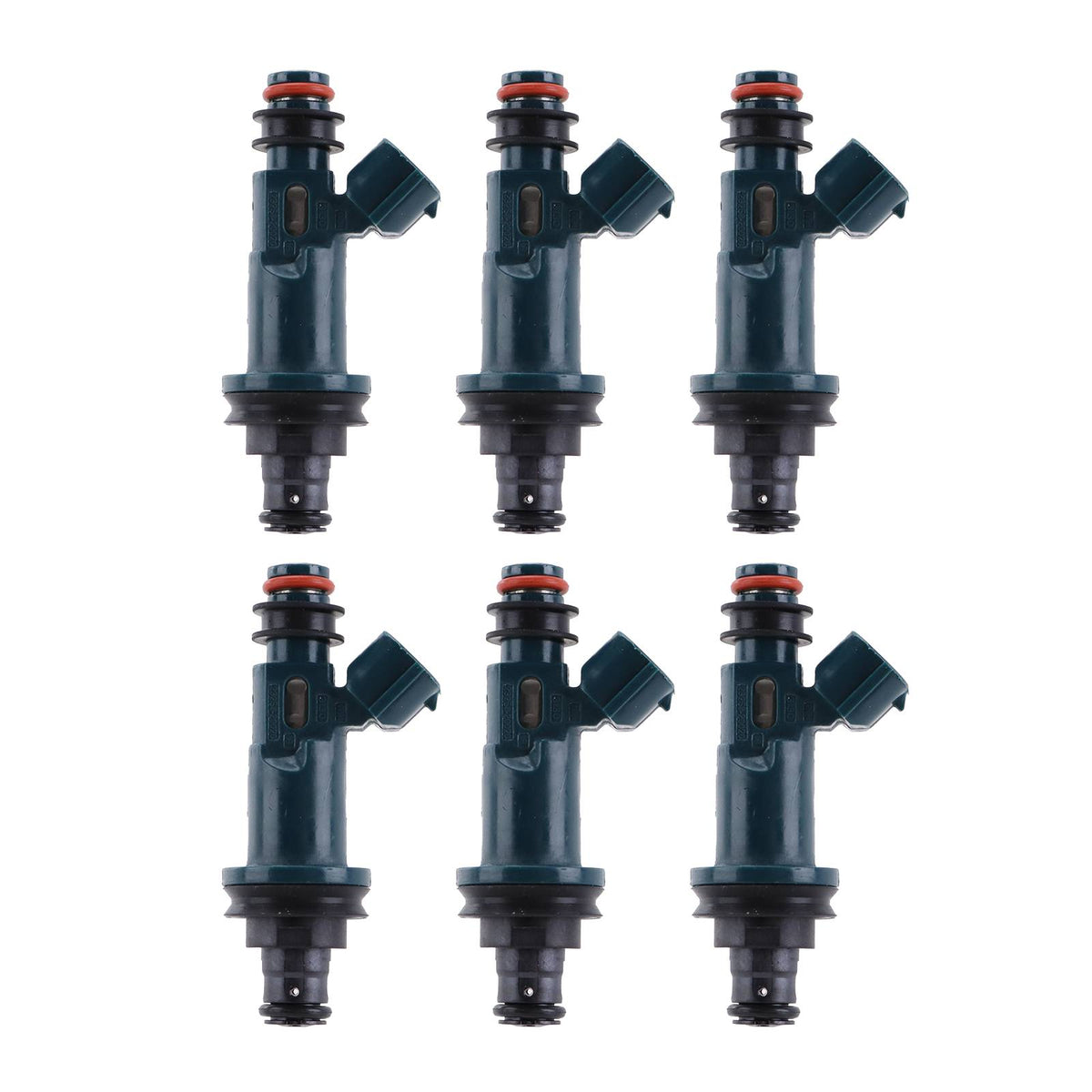 OEM Denso Fuel Injectors Set 6 23250-20020 For 1997-2004 Lexus 3.0L V6 - image 2