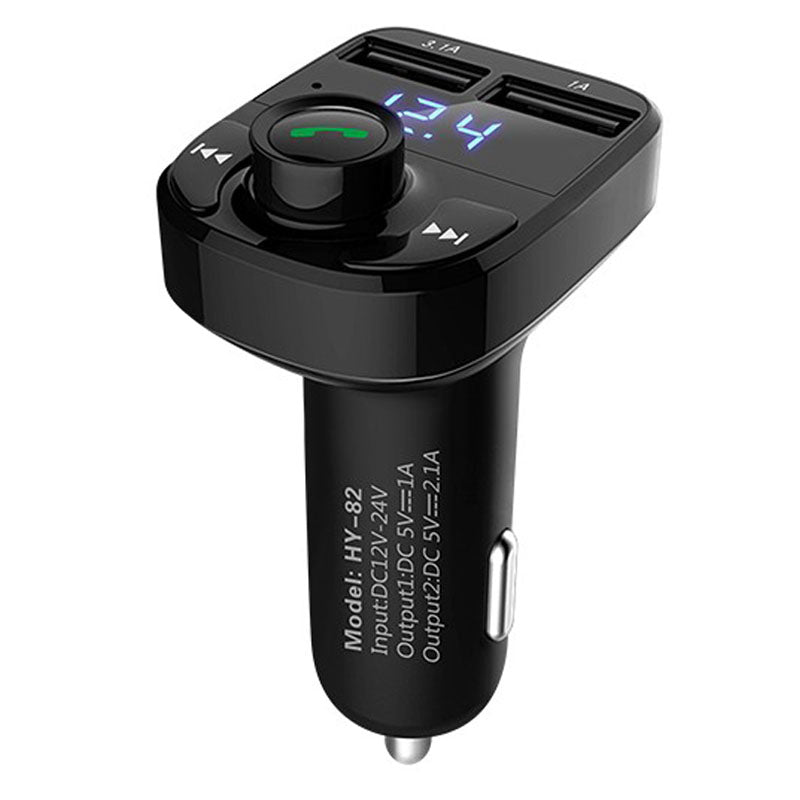 Car MP3 Audio Player Bluetooth Car Kit FM Transmitter Handsfree Calling 5V 4.1A Dual USB Car Charger Phone Charger - image 6