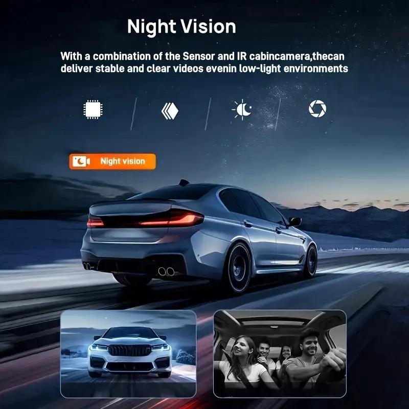 Parking Mode Christmas Gift Wireless Car DVR With Dual Lenses, Parking Monitoring, Shockproof Design - image 7