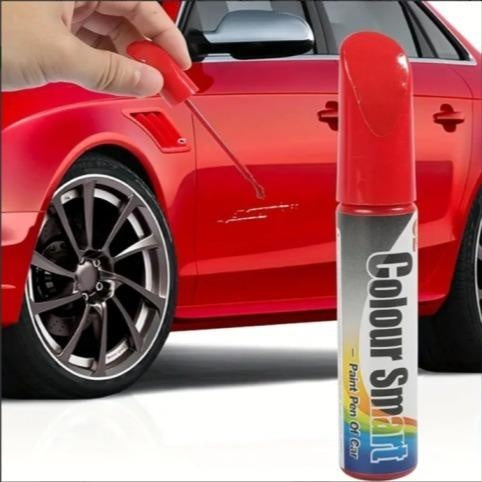 Car Scratch Repair Pen - Automotive Paint Pen For Quick And Easy Touch Up Of Car Scratches - Clear Painting Pen Erases Scratches - Red