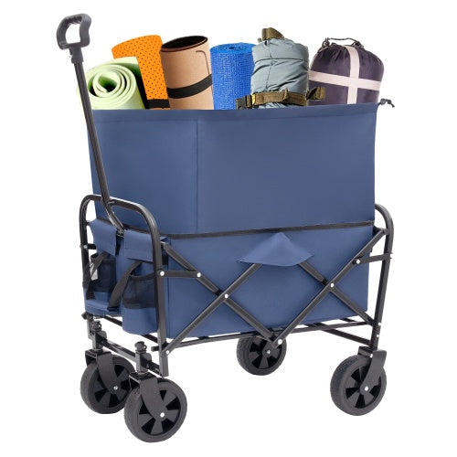 Minimeetall Extention ExCollapsible Foldable Wagon Cart Beach Wagon Heavy Duty Utility Cart Utility Wagon Grocery Cart For For Camping Shopping Sports Gardeing Fishing Supports 225lbs - image 5