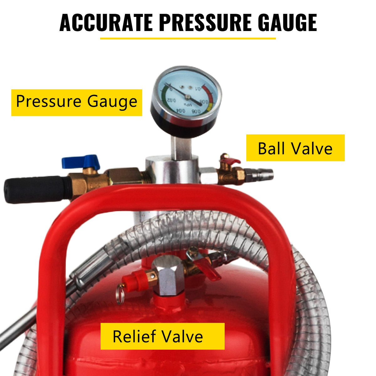 5 Gallon,22.7L Oil Extractor, Portable Air Pneumatic Waste Oil Garage Extractor Drain Draine Tank - image 4