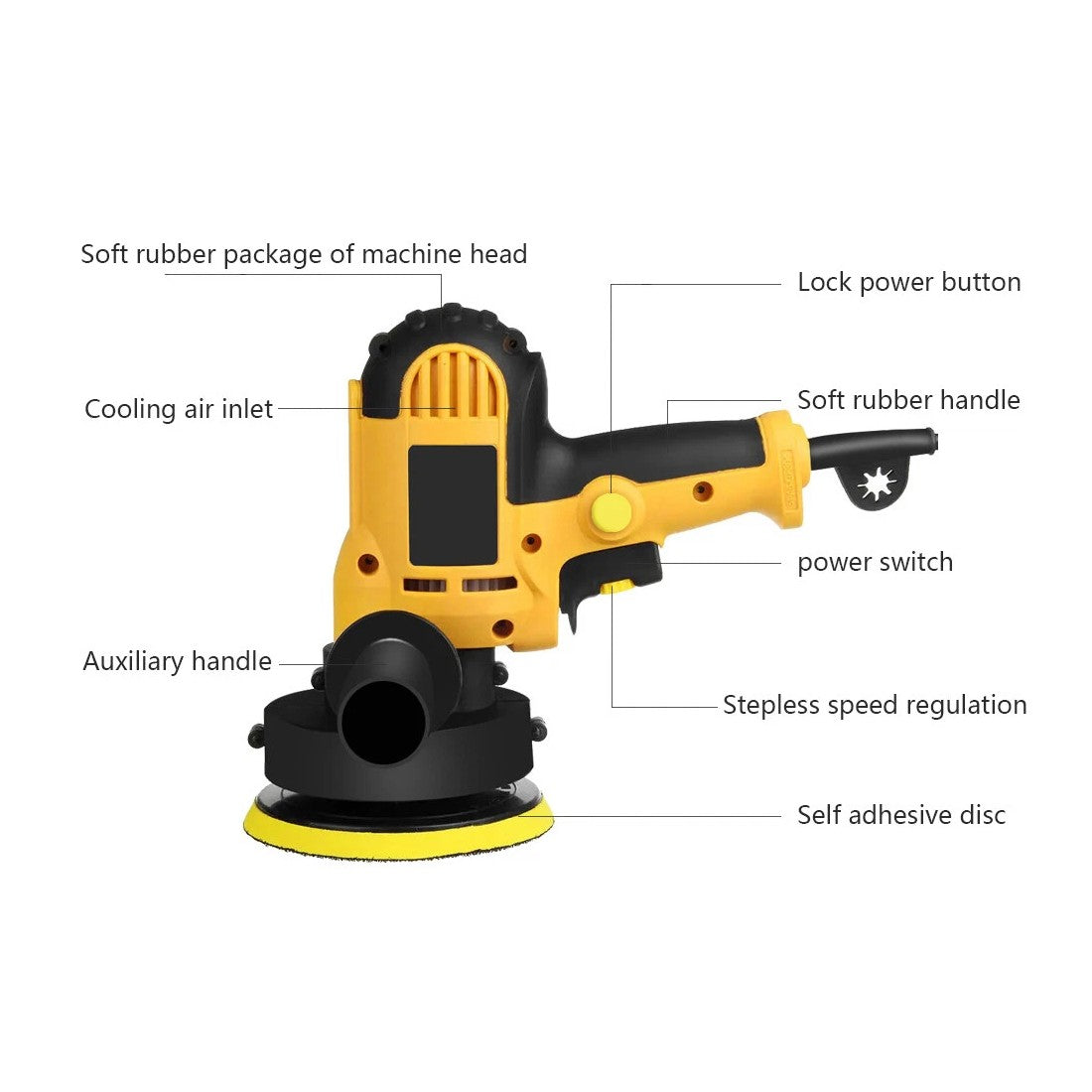 31Pcs Electric Polisher Buffer Sander Car Polisher With Polishing Sponge Kit - image 2
