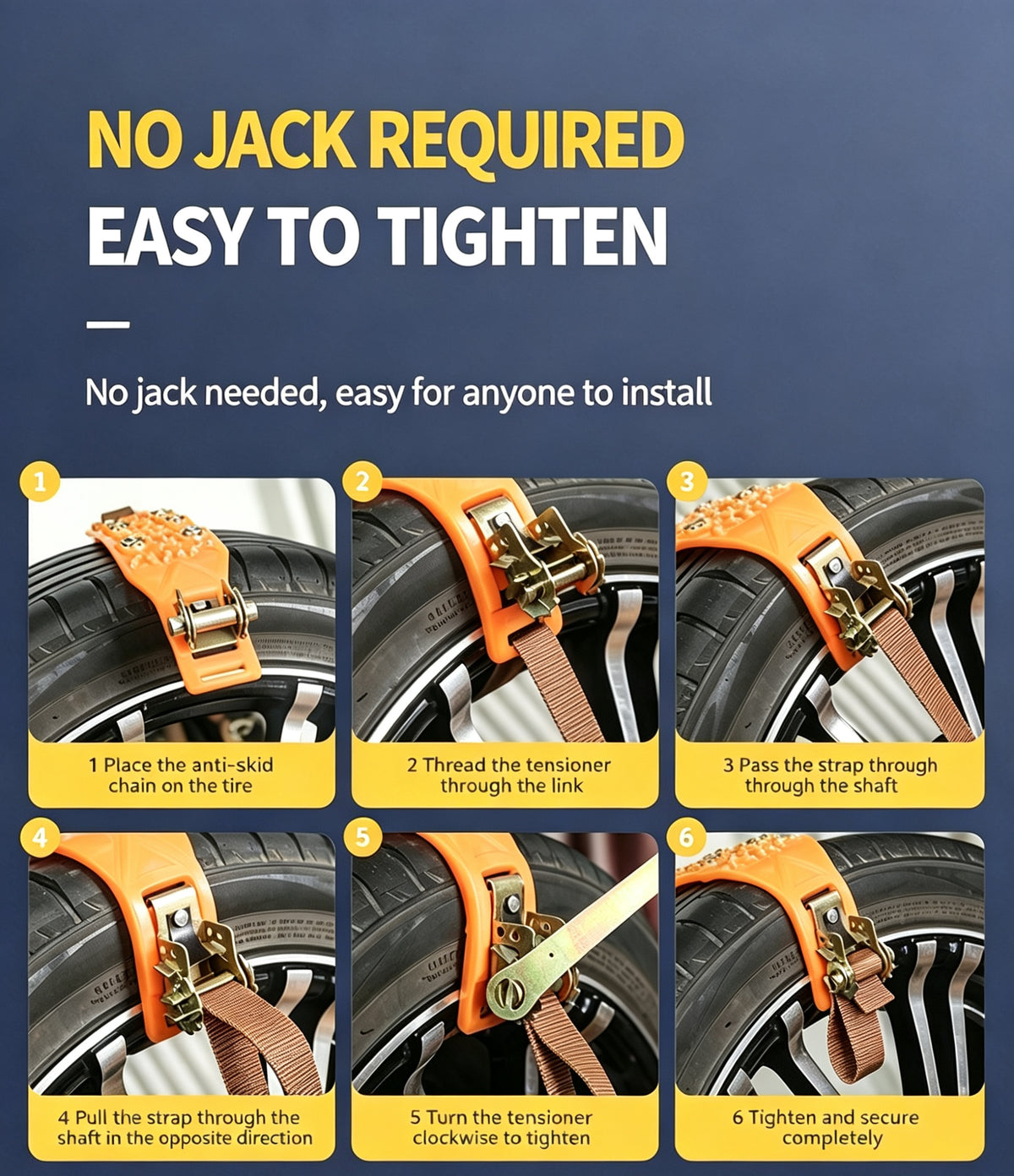 Emergency Tyre Traction Chains - image 5