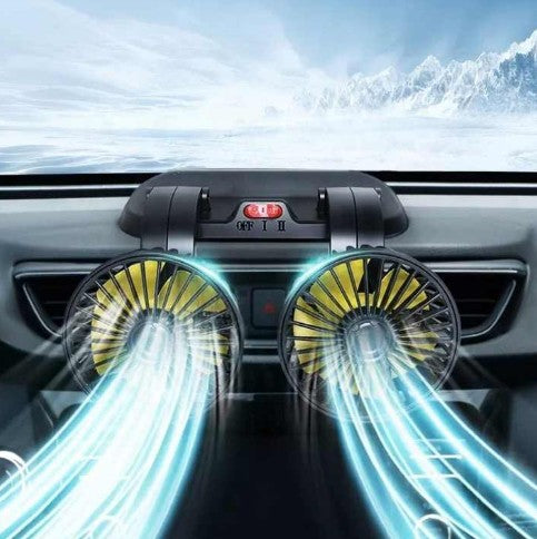 Double Headed Vehicle Fan - image 3