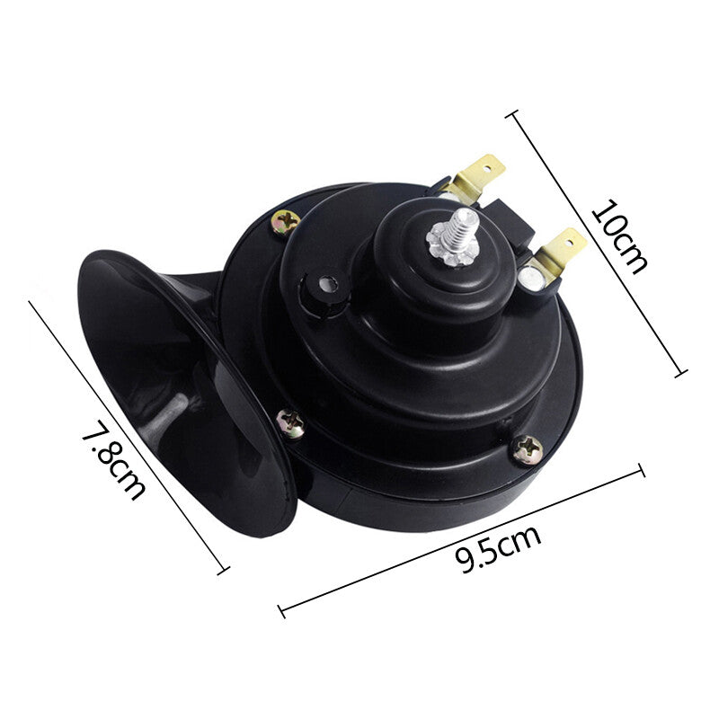 300DB 12V Electric Snail Horn Air Horn Raging Sound Fit For Car Boat Truck Train - image 2