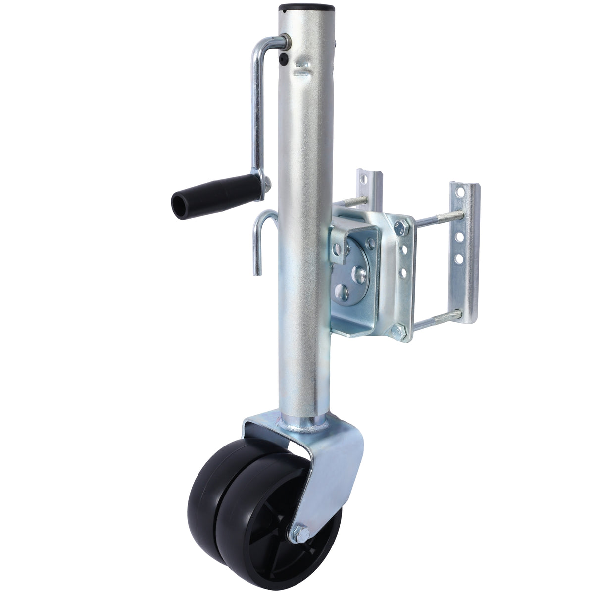 1500lbs Trailer Jack With Double Wheel, Adjustable 12 Lift Travel, Boat On For Boat RV Utility, Swi - image 9