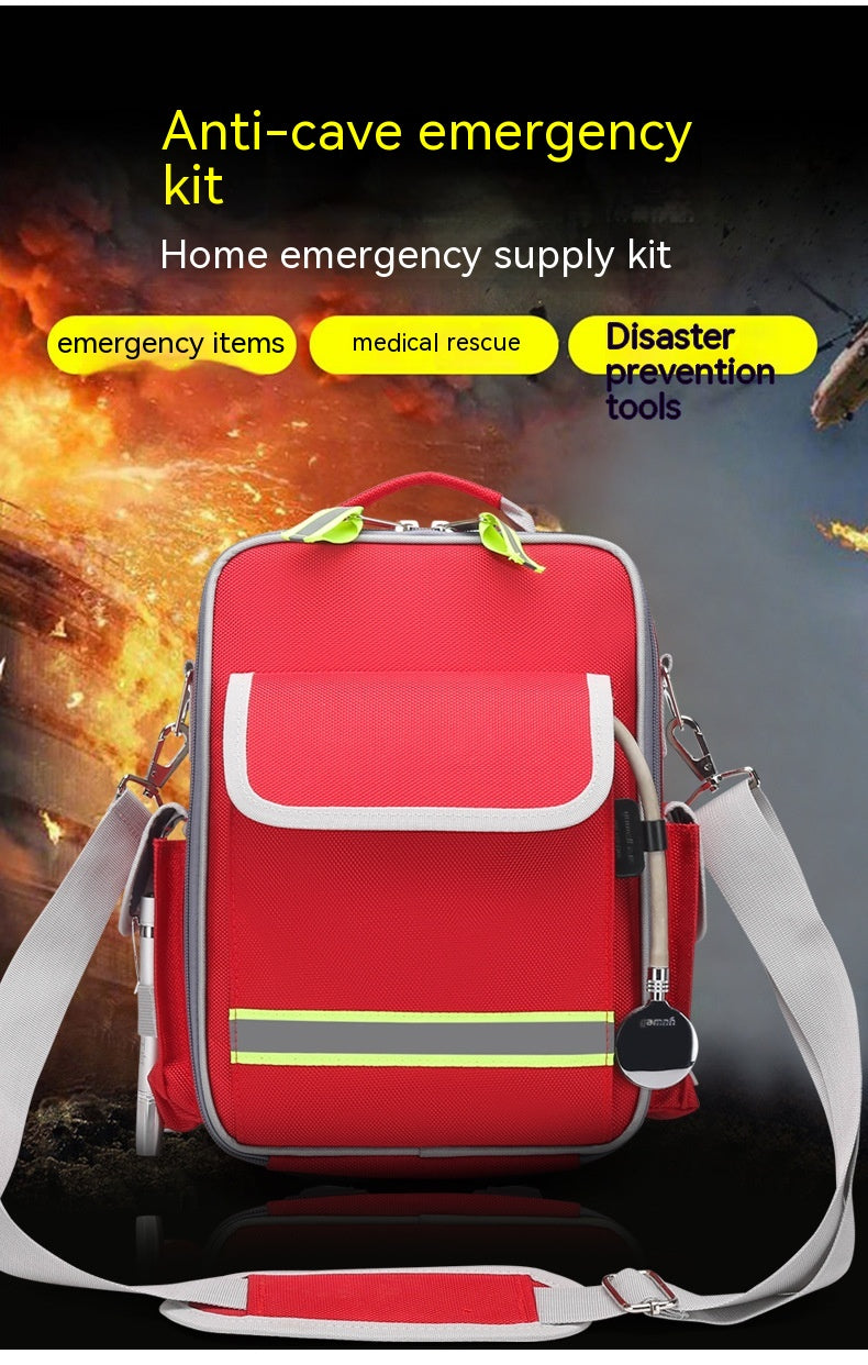 Waterproof Car Emergency Kit Bag With Shoulder Strap - image 2